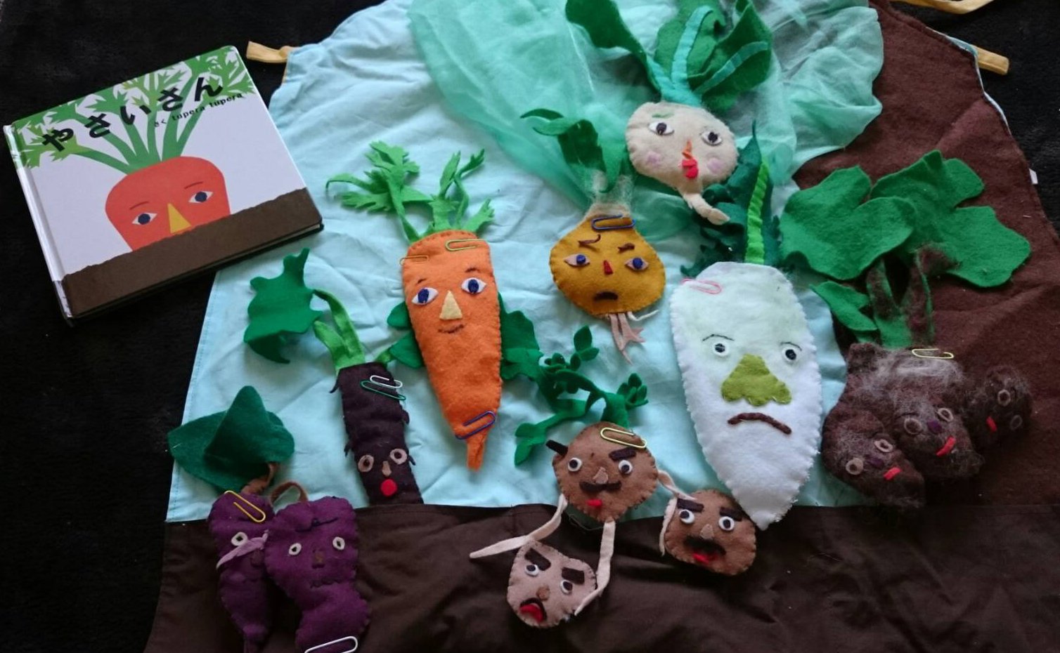 jam*box保育食育♡野菜のエプロンシアター♡