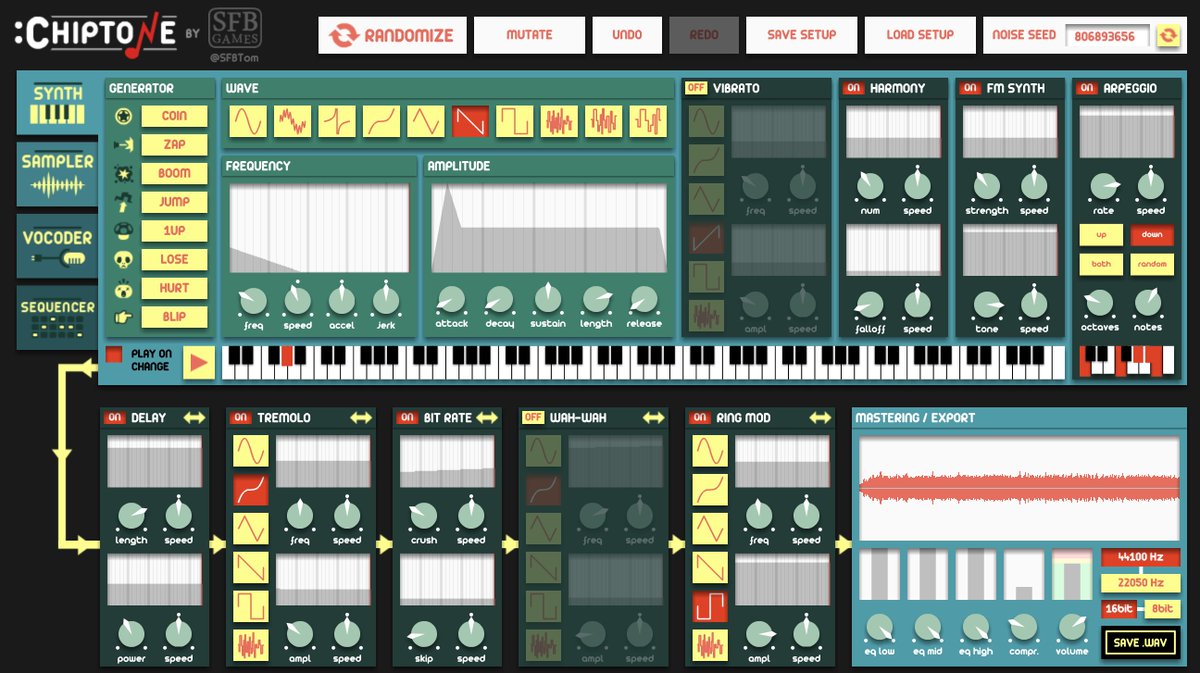 reaktorplayer's tweet photo. ChipTone : https://t.co/X1obaFnfDX On-Line Sound Tool. https://t.co/qCeAFqVoIe