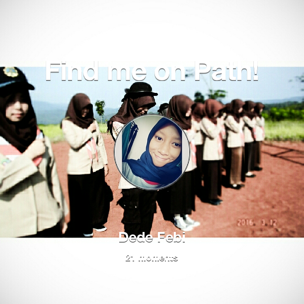 febby_dhe's tweet photo. Find me on #Path now! Go to https://t.co/0Tt1j9mGYk https://t.co/tEsjvym3jh