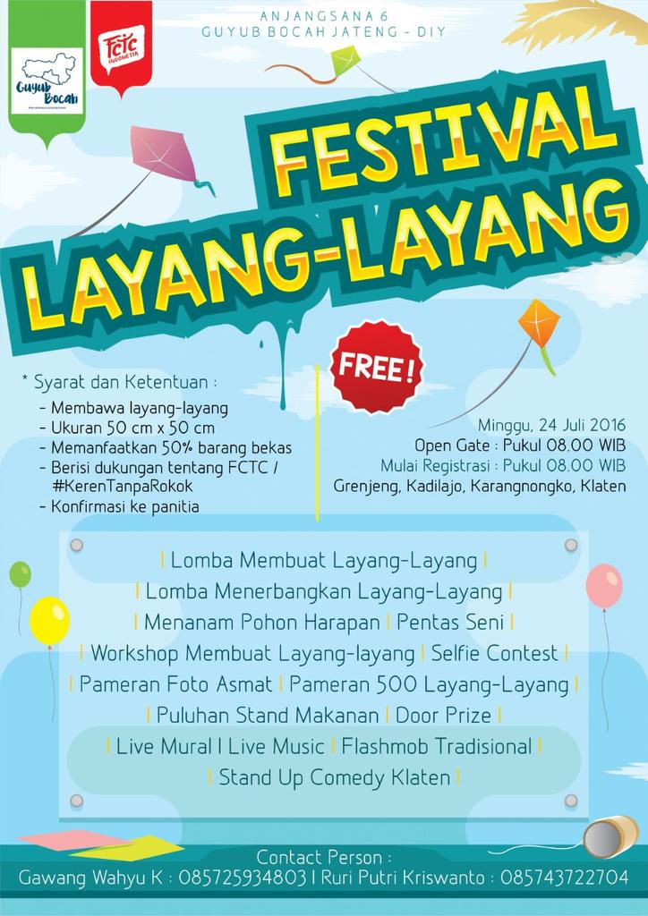 kabarklaten's tweet photo. Festival Layang Layang
24/7/16
08:00
Grenjeng Kadilajo Karangnongko #Klaten 
https://t.co/KhgBXEkwlM