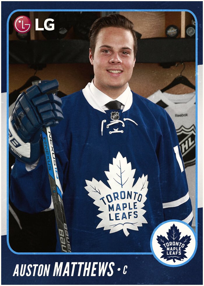 NHL Captain Series Auston Matthews Toronto Maple Leafs Souvenir