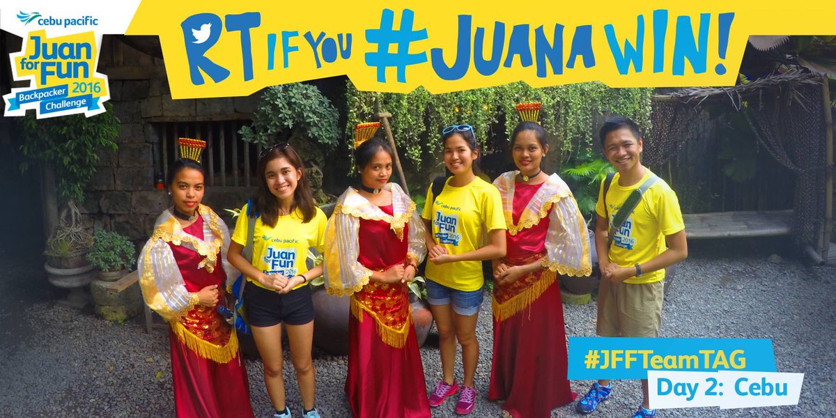 CebuPacificAir's tweet photo. #JFFTeamTAG had fun going back in history in Cebu for Day 2 of #JuanForFun2016! https://t.co/ZmthQEmbWR
