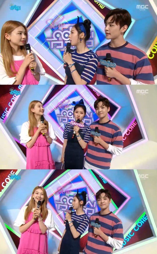 KoreanUpdates's tweet photo. #KimJinKyung made surprise appearance on Music Core to support husband #Madtown #Jota's comeback #KoreanUpdates RZ https://t.co/UgpMtj87tk