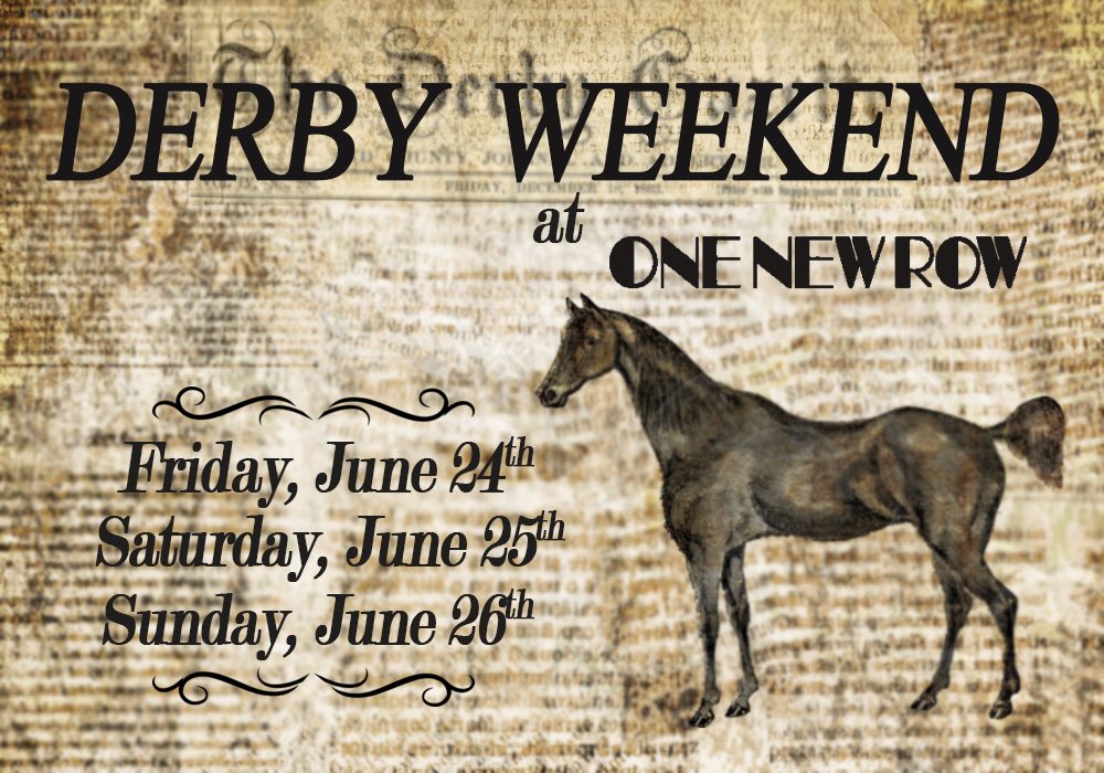 onenewrow's tweet image. Derby weekend is in full swing at one new row!! Get down tonight from 6pm and join the fun #itwasalladream