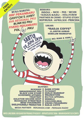 Radja Coffe jl.arifin ahmad sebelum warkop45 cc: <a href="/rocket_rockers/">Rocket Rockers</a> @RRFPekanbaru