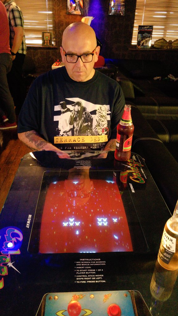 Brilliant night at <a href="/arcadeclubuk/">Arcade Club</a> last night. #Galaga #Gorf #Phoenix #Tron #Galaxian #SpyHunter #DonkeyKong Too much!