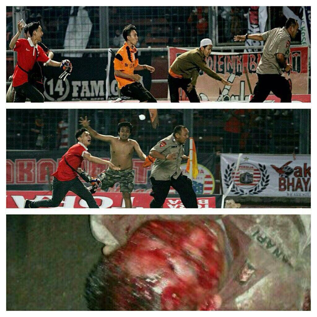jundyarif's tweet photo. #jakmania, @poldametrojaya sdh dpt identitas pelaku, kalo gak serah!! polisi akan buru @Metro_TV @NTMCLantasPolri https://t.co/C8BYWvuRjg