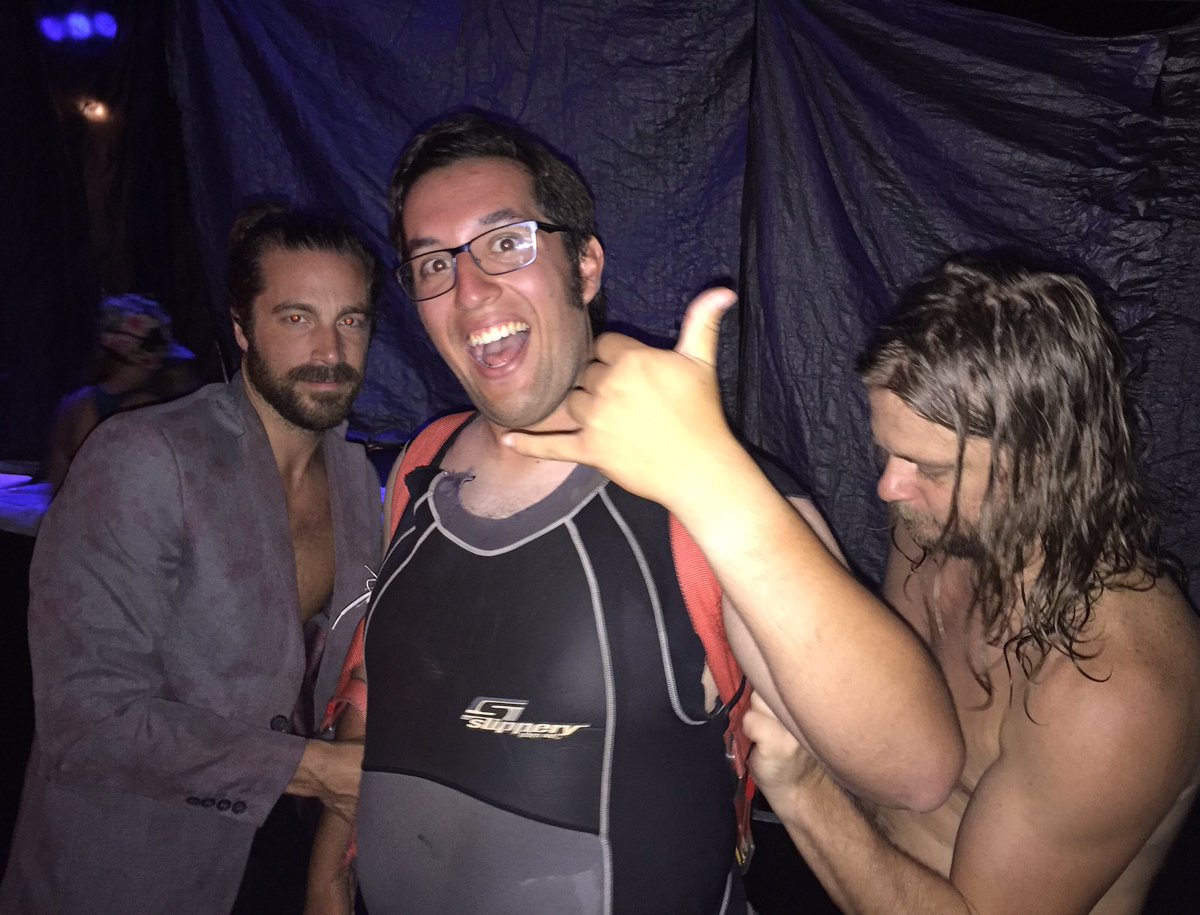 PointBreak_Live's tweet photo. Tonight's #JohnnyUtah is @PeterLEpstein the pride of #Burbank CA. Backstage at #PointBreakLA 6/24/16. #PointBreak https://t.co/C2wXxCuQPR