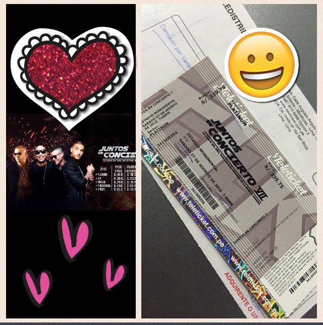 esme_nicolich33's tweet photo. alfin sueño echo realidadLos vere ah mis idolos los mejor el mejor concierto del año @maluma @NickyJamPR @GdZOficial https://t.co/wXlNTpdoGM