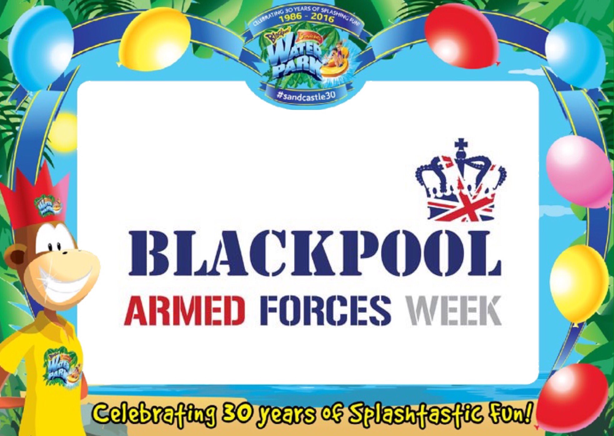 Sandcastle Waterpark on Twitter: "Still free entry for armed forces ...