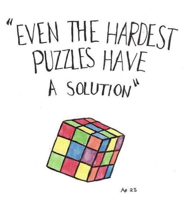 lifestylings's tweet photo. Even the hardest #puzzles have a #solution. #LifeStylings @KariJoys @roxanamjones @alxindia @quotesgramio #positive https://t.co/0d90EJB0Ig