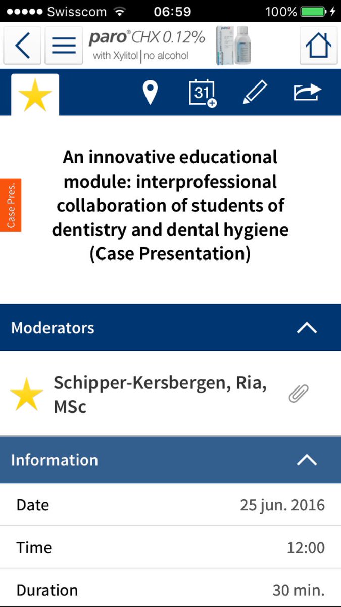 MondzorgHAN's tweet photo. Vandaag om 12uur geeft onze collega Ria Schipper een presentatie op #ISDH2016 in Basel #HAN https://t.co/wDbse1Hntw