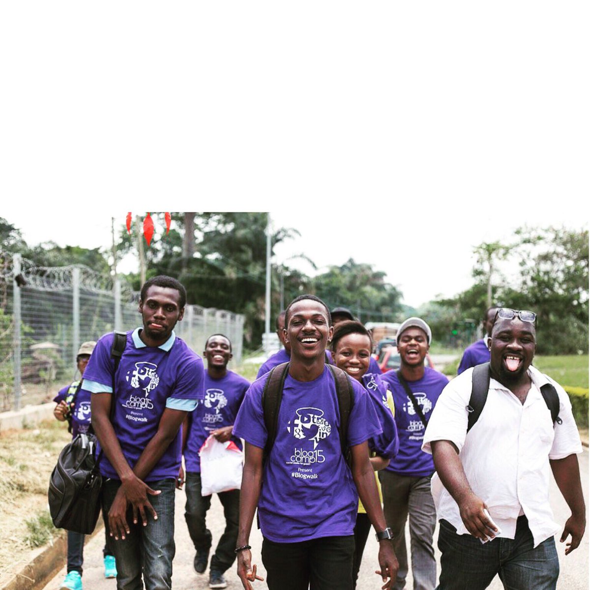 KwameAnim's tweet image. Throw back. Last year 2015  #SuameGang won the #BlogWalk #BlogCamp16