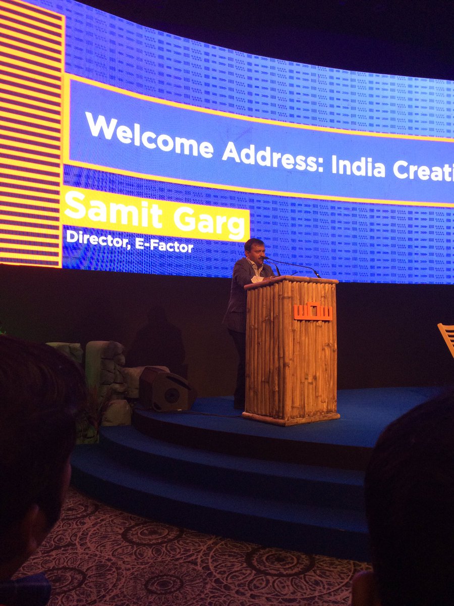 Johannadialogue's tweet photo. #Indians can b proud being best wedding organizers in the world says Samir Garg of e-factor @WowAwardsAsia #EPEX2016 https://t.co/s6rZt8rPSB