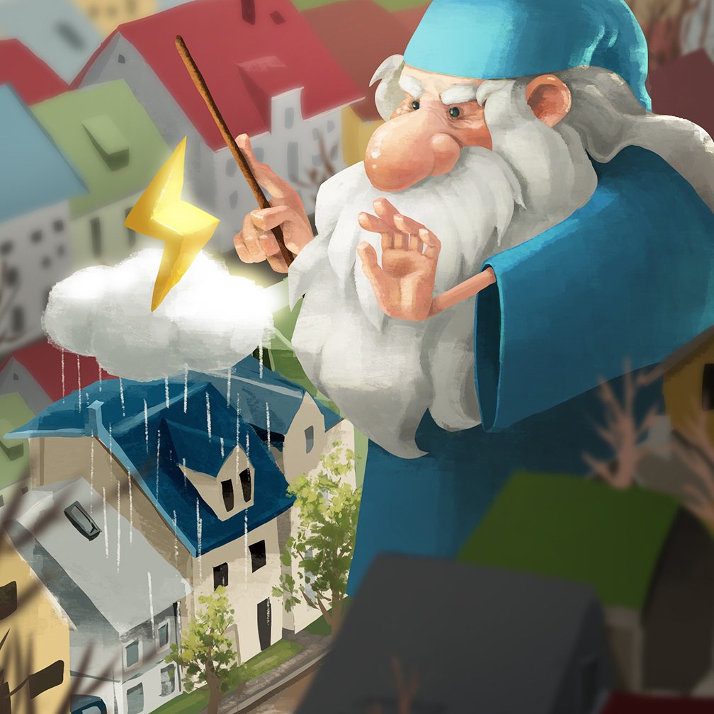 YiJenLiu's tweet photo. Let it rain! 
#weather #magician #rain #photoshop #illustration #art https://t.co/bqo2wZMHlM