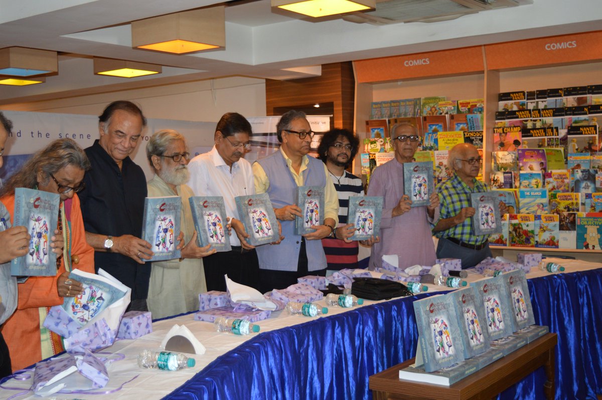 STORY Book Launch of 'A Candid Canvas' by #abhijitdasgupta along with @jawharsircar @rupamislam74 #barunchanda