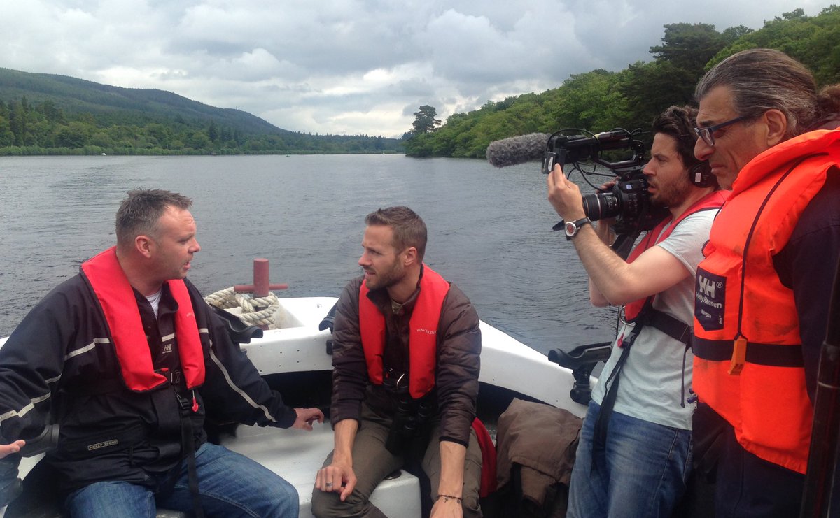RobertW_Actor's tweet photo. Fabulous shift today for French #film crew documenting #LochNess fishing w/ @RemiTheWilder https://t.co/jZHwdxaSCz