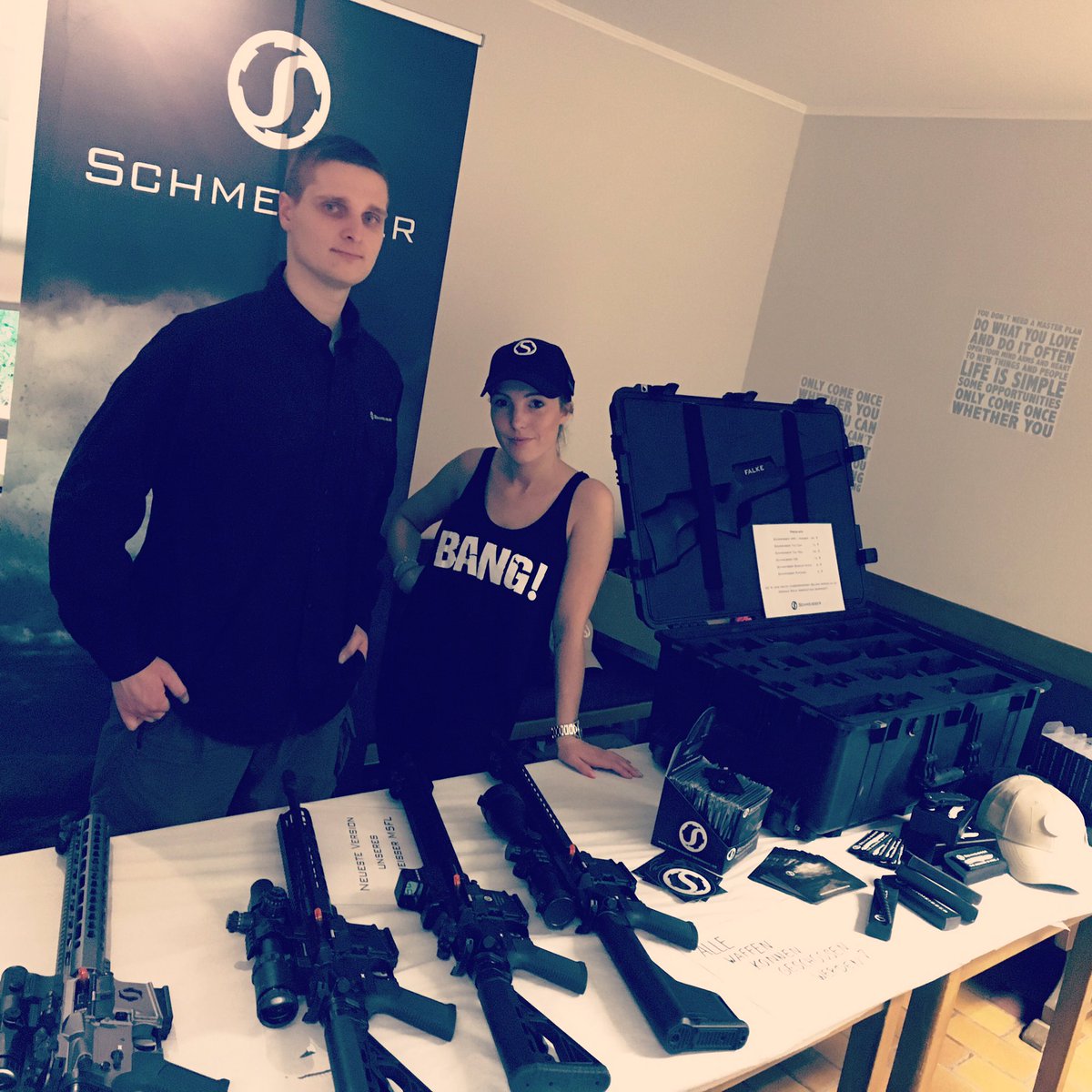 SchmeisserGmbH's tweet photo. @GRAssociation #GRA #rangeday #schnupperschiessen #schmeisser #ar15 #bang #firsttimeshooter https://t.co/YkmEMQJ4Gf