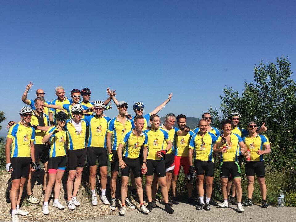 Road2Awareness's tweet photo. #R2A2016 bikers at the top of the Col de Corobin! Heading up the Col d'Allos this afternoon - wish them good luck! https://t.co/7RoXjGF12p