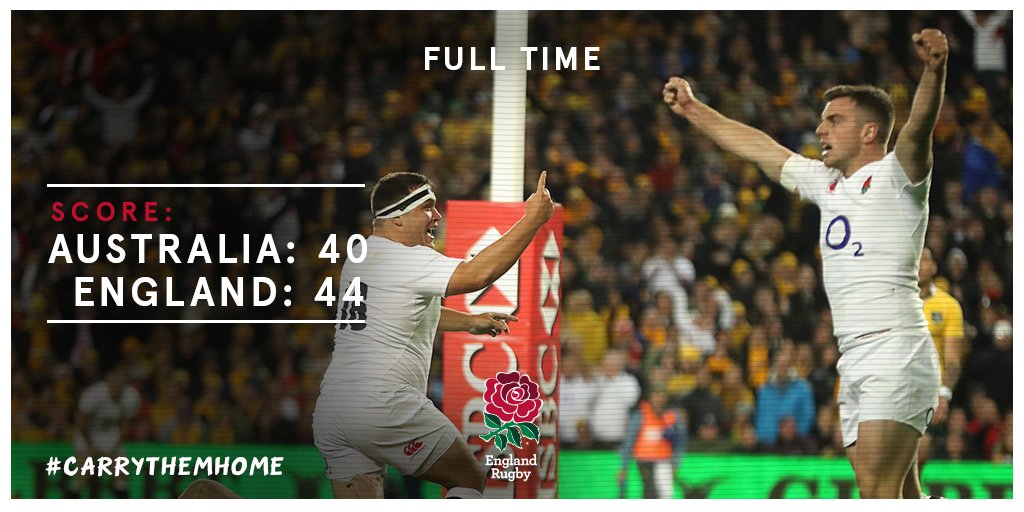 ▪ FULL TIME IN SYDNEY
▪ 3 - 0
▪ HISTORY MADE
#carrythemhome 🌹🌹🌹🌹🌹
