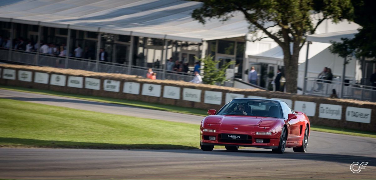 JJ @fosgoodwood yesterday evening in @Honda_UK's 1989 NSX prototype!!!