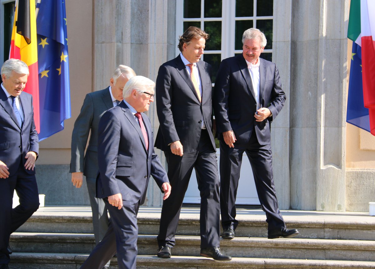 MFA_Lu's tweet photo. FM #Asselborn at 6 #EUfounders meeting in Berlin @GermanyDiplo @francediplo @BelgiumMFA @DutchMFA @ItalyMFA https://t.co/B9jLIZOqMK