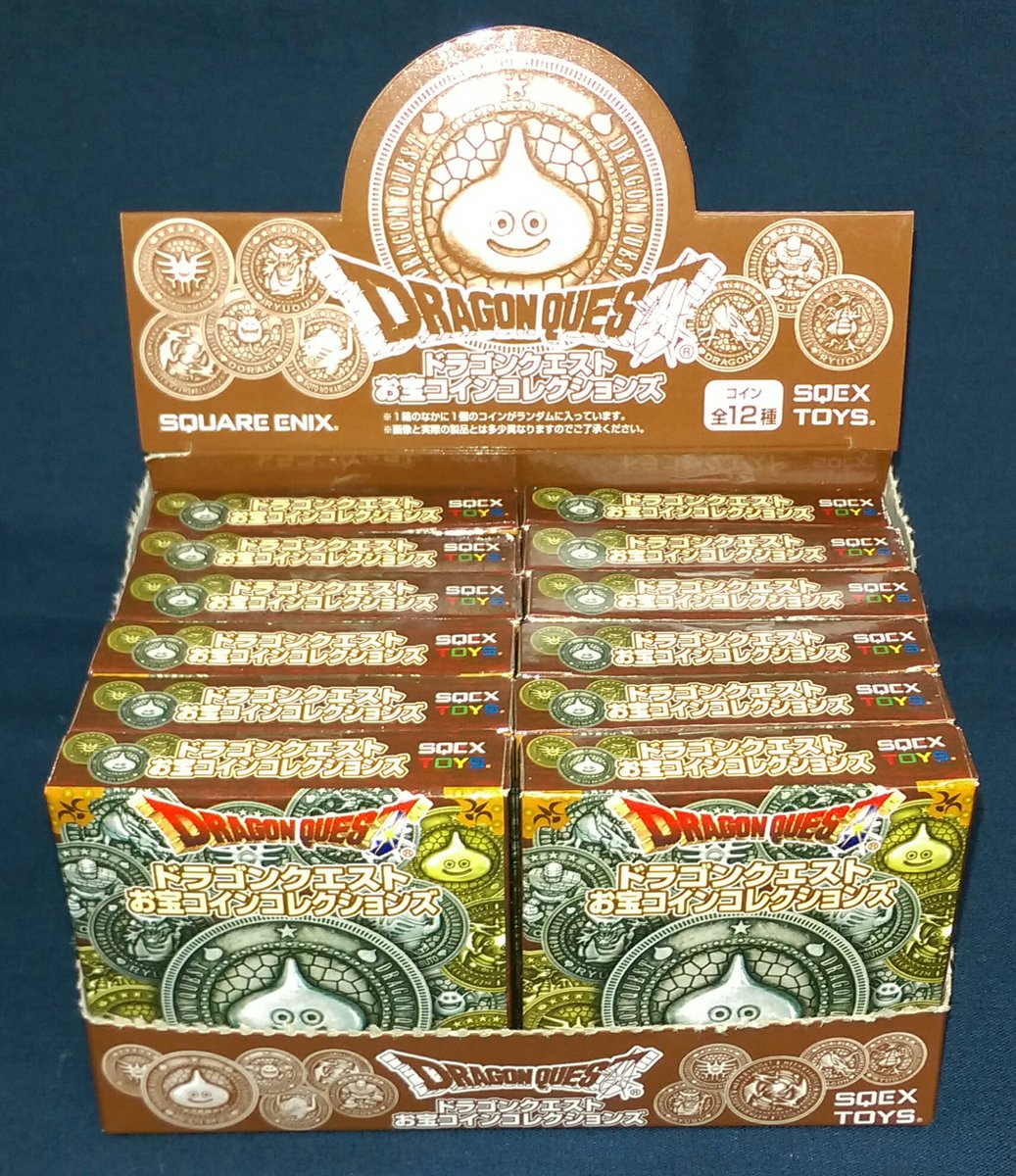 新入荷】お馴染みのドラクエキャラクターがコインに！『ドラゴンクエスト お宝コインコレクションズ』入荷しました！同じく金属製の『レジェンダリーメタルコイン 』も再入荷してます。TRPGの演出やボードゲームのマーカー等、用途はお好みで！