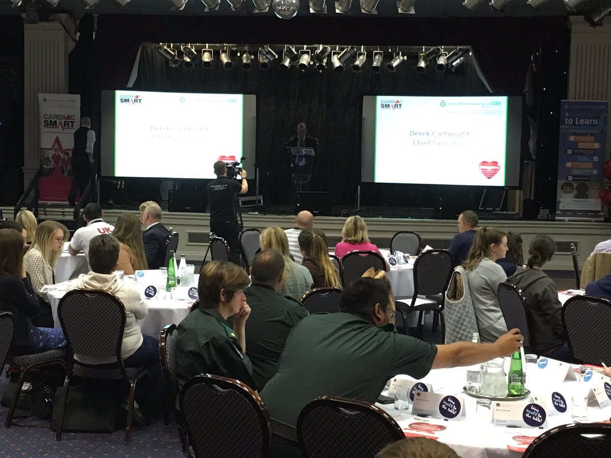 cardiacsmart's tweet photo. CEO of @NWAmbulance Detek Cartwright opens the #RESUS16 Conference https://t.co/uO1yJtK29U