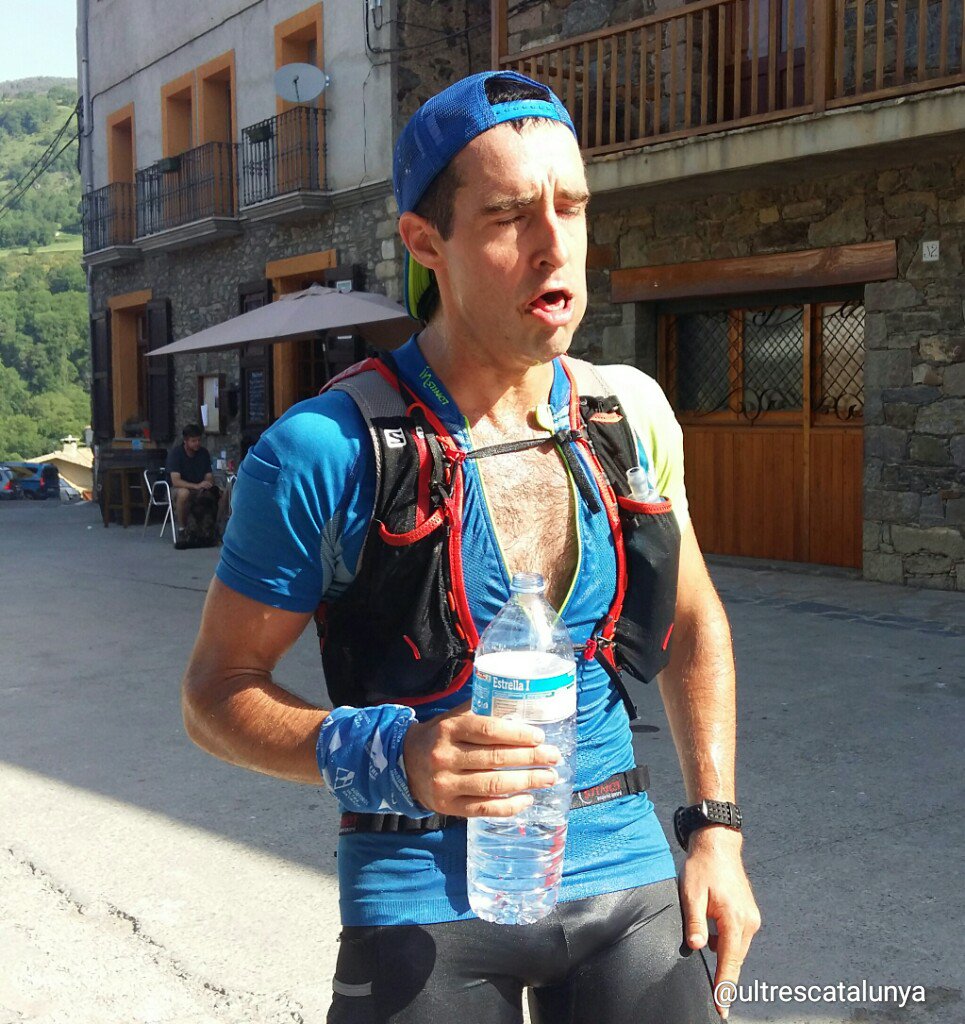 ultrescatalunya's tweet photo. Calor comença apretar a #UT4K. @jontxuerdaide arriba 3r a #Pardines. Marc Carós, Xavi Llamas i Manel Amor ben a prop https://t.co/ilNAueL2mo