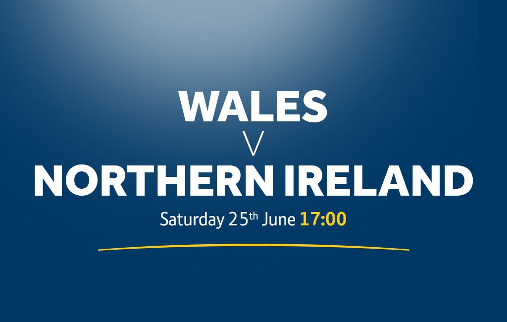 CavalryArmsHud's tweet photo. Wales v Northern Ireland at 5pm today! https://t.co/v8mmtolOHh