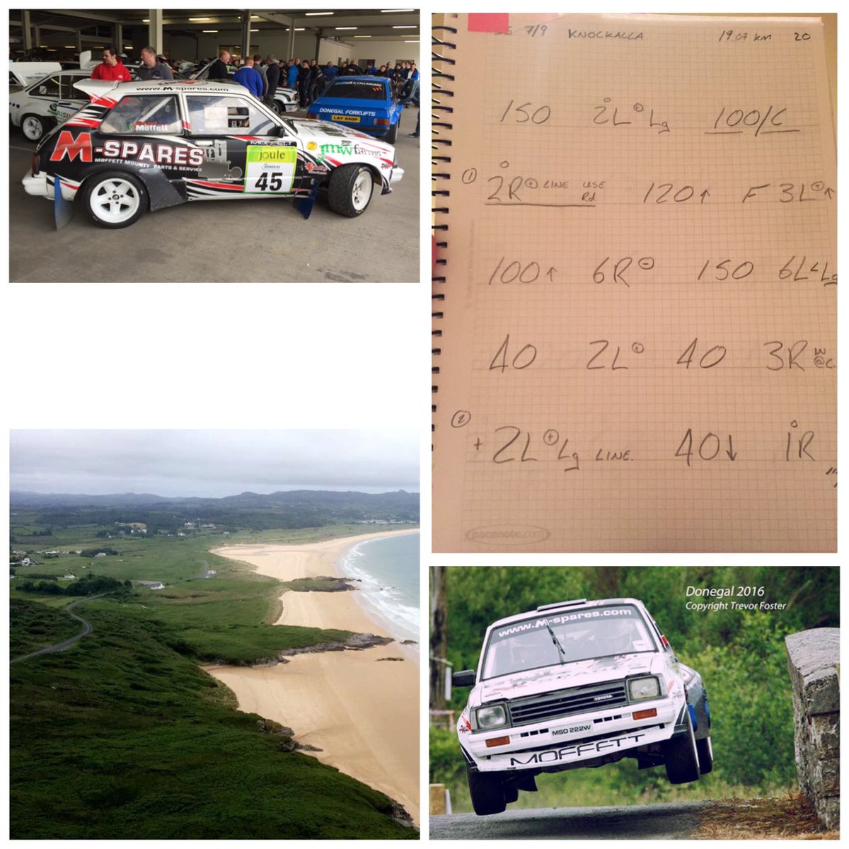 ConnollyMartin's tweet photo. This time last w.end we @RickyMo10 were getting ready to start the iconic Knockalla stage of the @OffDonegalRally! https://t.co/Ezg79MACrj