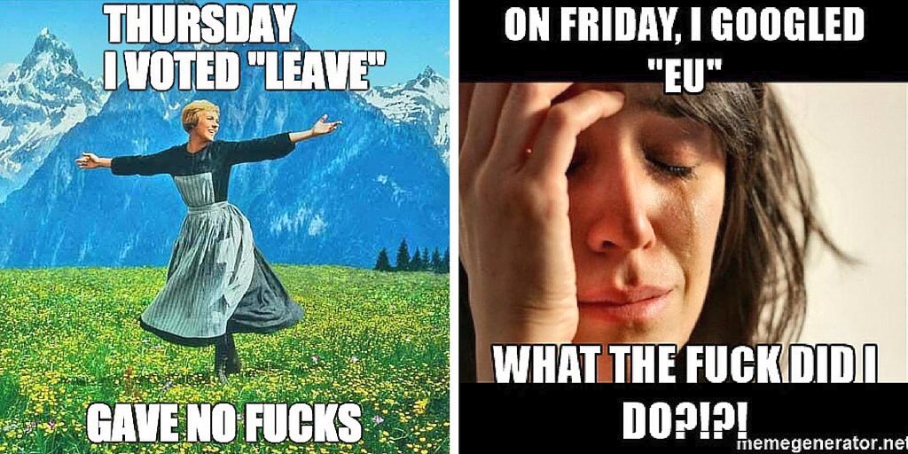 Hayden1974's tweet image. So many people right now.... 🤔

#BrexitVote #BrexitIn5Words #EURefResults