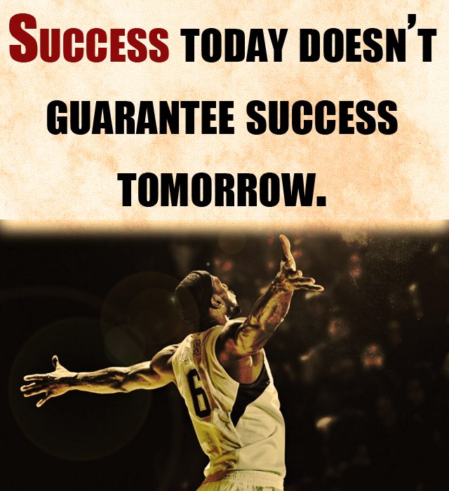 MacSender's tweet image. #success #today doesn&apos;t guarantee success #tomorrow .