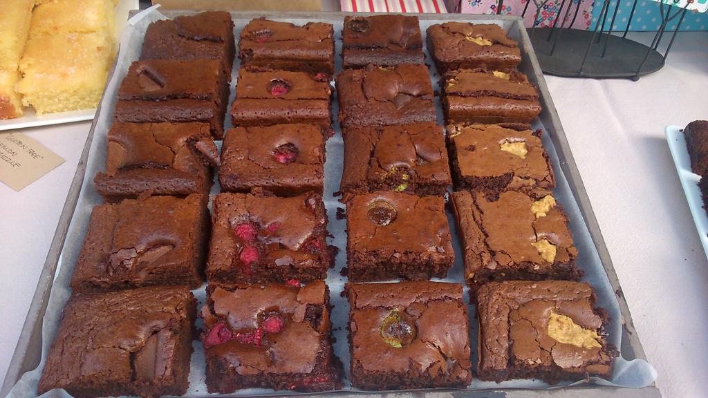 MarthaTable's tweet photo. Martha's table is at uttoxeter makers market today!  Lots of yummy chocolate brownie and gluten free goodies! https://t.co/COY3Vm7kZQ