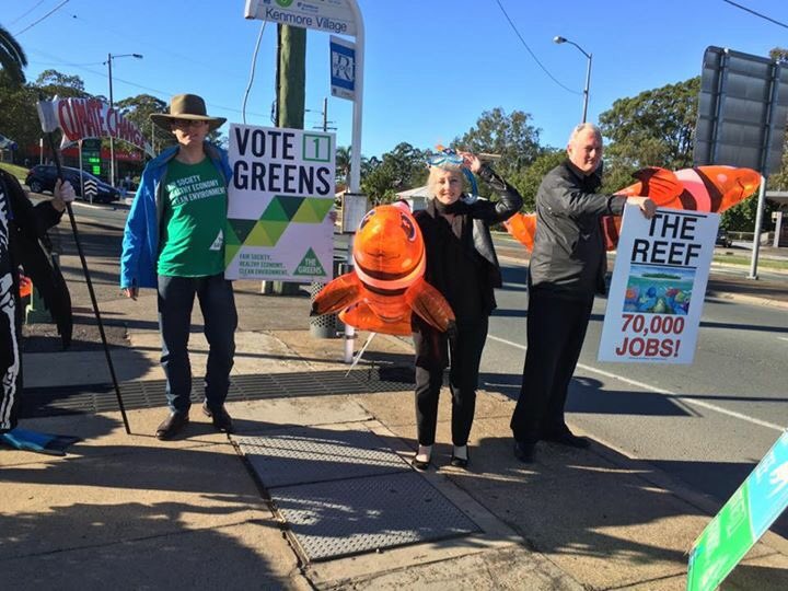 Sandrabayley's tweet photo. Really enjoyed campaigning today at Kenmore with just a few of many @Greens volunteers in Ryan #renewryan #greens16 https://t.co/AyLYPvFKhz