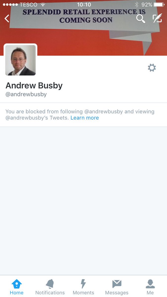 WayneHurley2's tweet photo. It seems someone didn't like my reply to his tweet, oh well, quite s mature way of dealing with it https://t.co/HWxJfNmazM