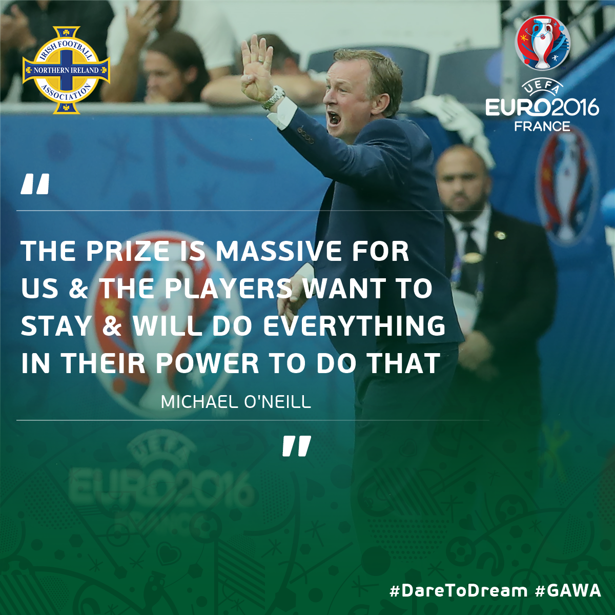 NorthernIreland's tweet image. #DareToDream #GAWA #EURO2016