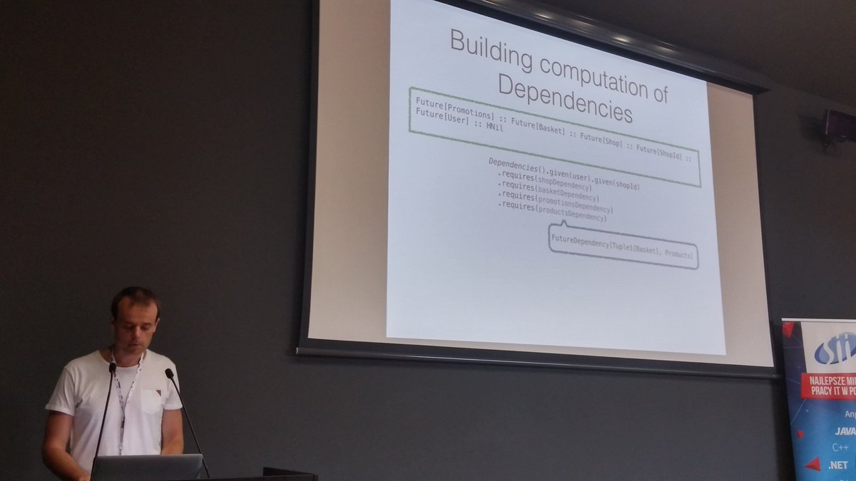 gosubpl's tweet image. Grzegorz Wilaszek talks about painless app configuration in #scala with #shapeless at #scalab