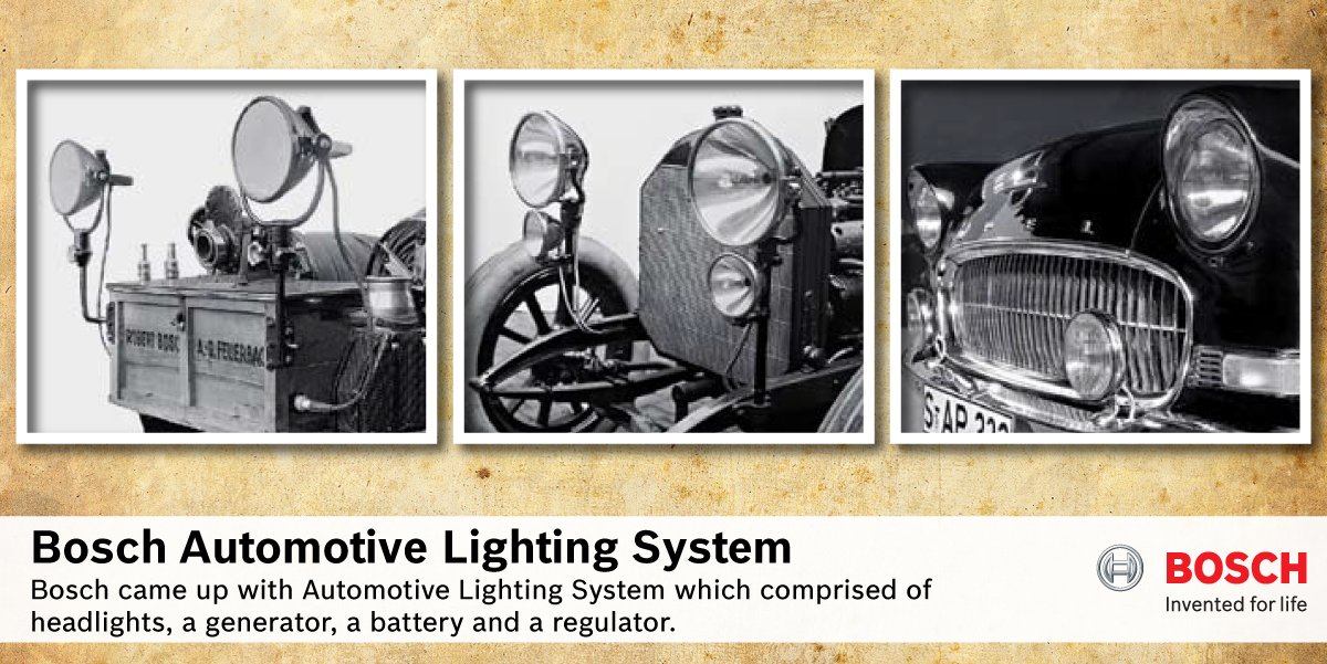 Bosch India On Twitter Didyouknow The Bosch Automotive Lighting