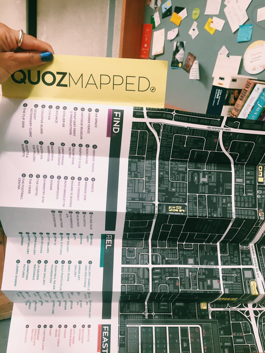 Check out Alserkal Avenue QuozMapped for gems around the area (please don’t walk, we don’t want anyone fainting!)
