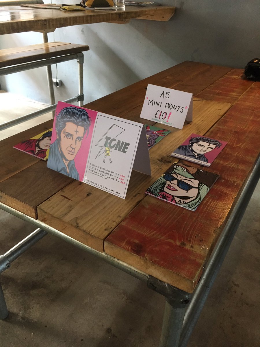 NPrintmakers's tweet photo. Come check out our artists stalls at #LivePrintLeeds at @OldRedBusSt until 6pm today!
#Leeds https://t.co/dcO7Pv0Nch