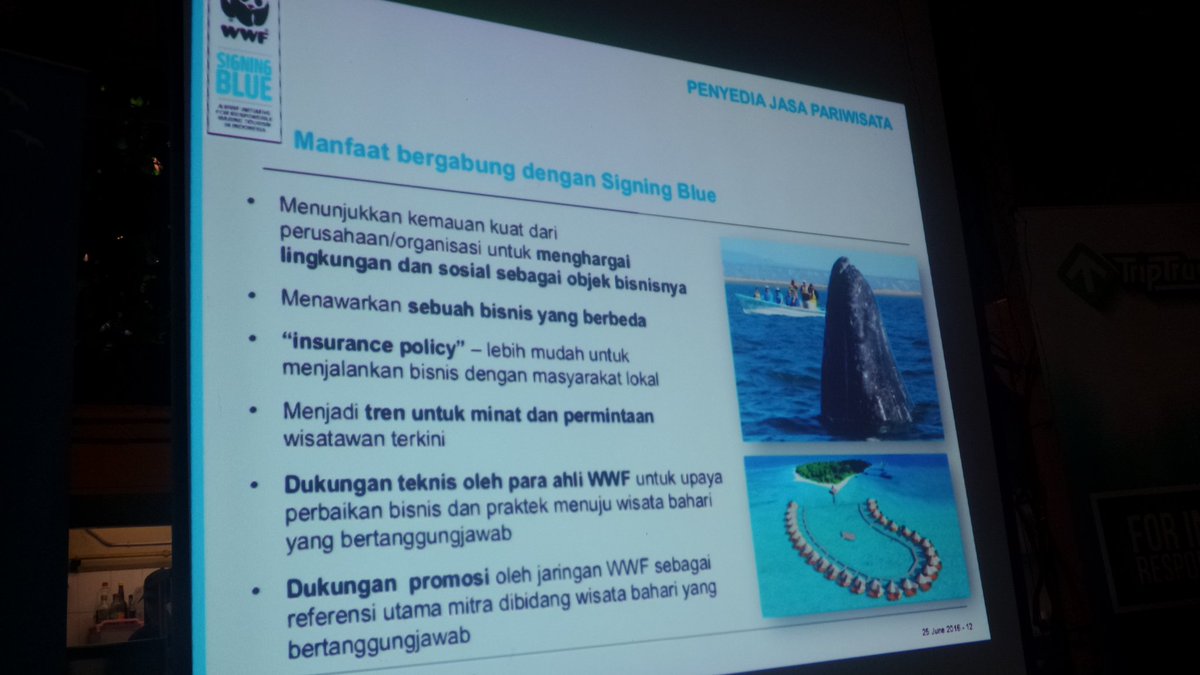 WWF_ID's tweet image. Apa saja yang @SigningBlue berikan kepada para pelaku industri pariwisata yang bergabung? Ini daftarnya...
