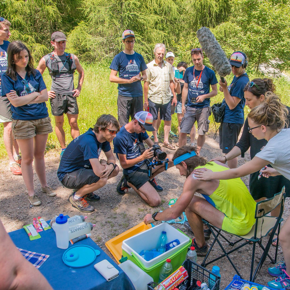 On vit encore un moment fort en compagnie de notre <a href="/47minutes/">Dan Engelsmeier</a> sur cette #transvosges ! Rendez-vous à l'arrivée !