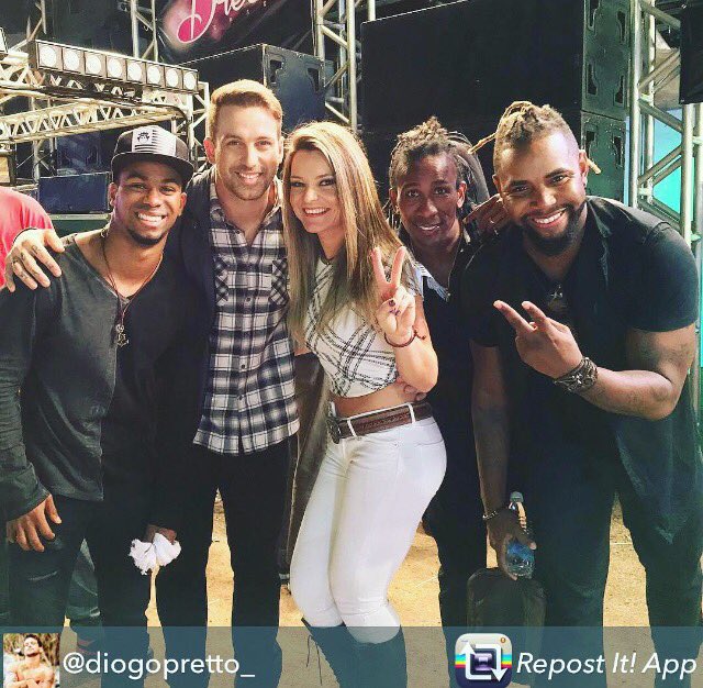 Com os amigos no #forrodosertao