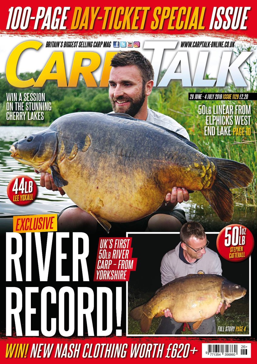The UK's first river fifty - the full, exclusive story in the latest issue of Carp-Talk. Available to download now!