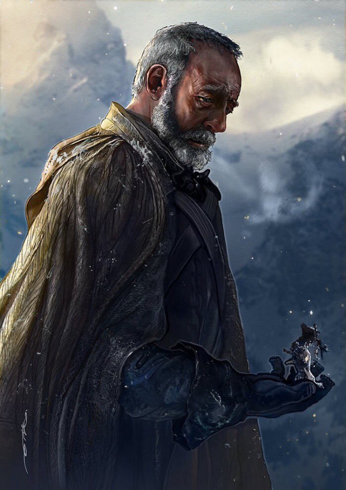 I personally like the bond between Ser Davos and Princess Shireen. Pure compassion. This moment give me chills :'(