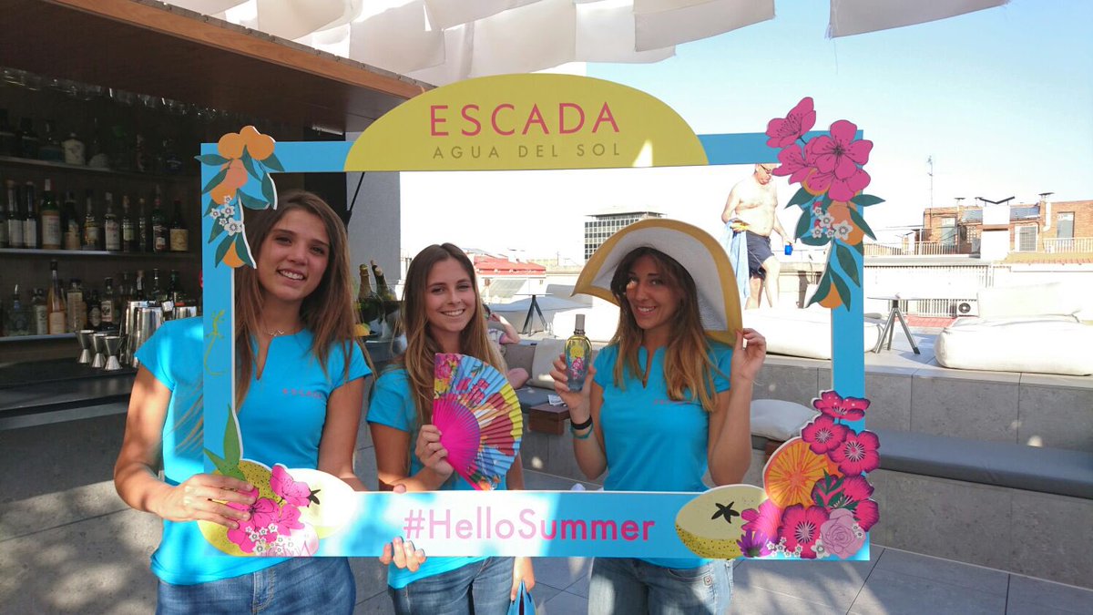 AzafatasCapital's tweet photo. @ESCADA #ESCADAFragances #Aguadelsol para disfrutar de la alegría del verano y los placeres bajo el sol #HelloSummer https://t.co/i9u7jsVqhy