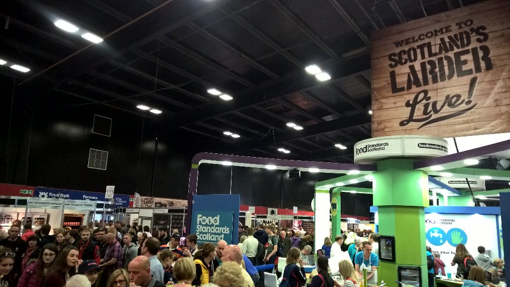 Kimkjaerside's tweet photo. My first year @ScotlandRHShow and pretty taken back by the sheer scale. Loving the outdoor food courts #RHS16 https://t.co/qwosfneBWG