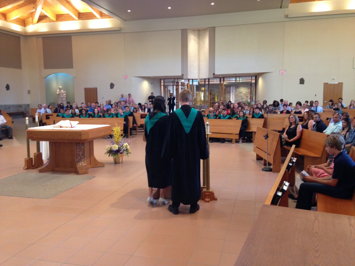 Celebrating with, and praying for our graduates. A wonderful evening for a special group of young men and women.