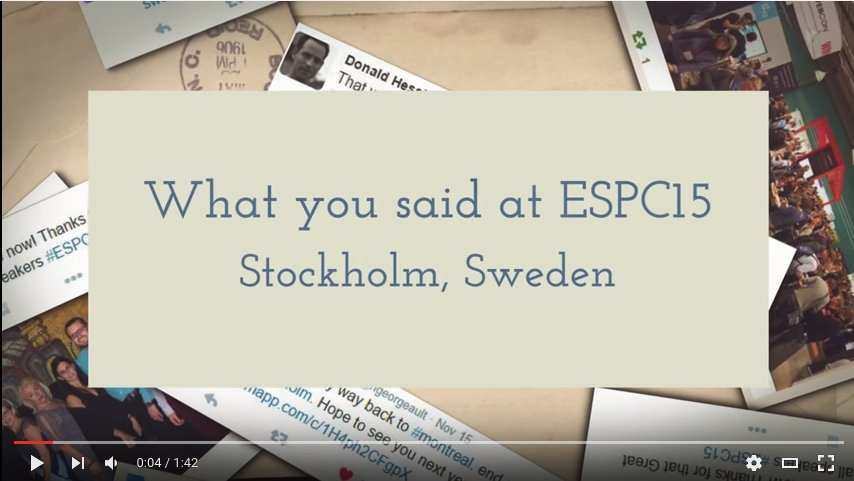 ESPC_Community's tweet photo. Some of the 50k+ tweets from #ESPC15 Book your #ESPC16 ticket now! #SharePoint #Office365 https://t.co/Bx6qwZhbJQ https://t.co/XXAJhxPB5x